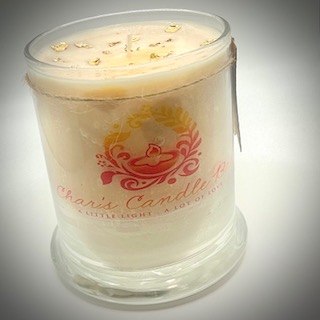 Hand-poured candle making process